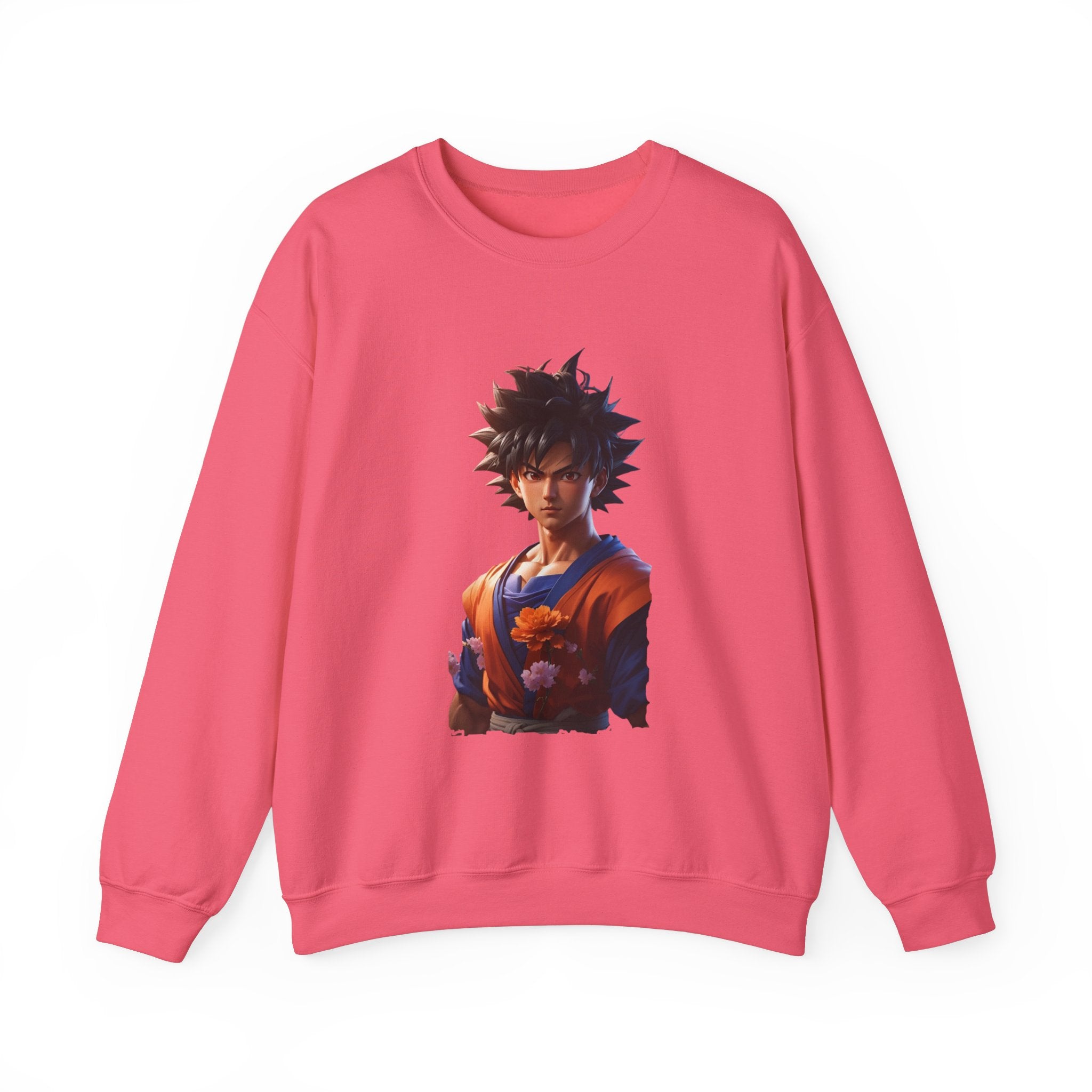 Dragon Ball-Inspired Unisex Crewneck Sweatshirt, Cozy Anime Apparel, Perfect for Gamers, Gift for Otaku, Casual Streetwear