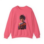 Dragon Ball-Inspired Unisex Crewneck Sweatshirt, Cozy Anime Apparel, Perfect for Gamers, Gift for Otaku, Casual Streetwear