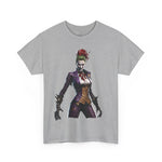 Bold Joker Graphic Unisex Heavy Cotton Tee, Casual Streetwear, Gift for Comic Fans, Halloween Costume Top, Everyday Wear