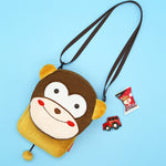 Cute cartoon animal crossbody bag kids casual shoulder bag plush mini shoulder bag