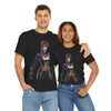 Bold Joker Graphic Unisex Heavy Cotton Tee, Casual Streetwear, Gift for Comic Fans