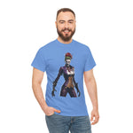 Bold Joker Graphic Unisex Heavy Cotton Tee, Casual Streetwear, Gift for Comic Fans, Halloween Costume Top, Everyday Wear