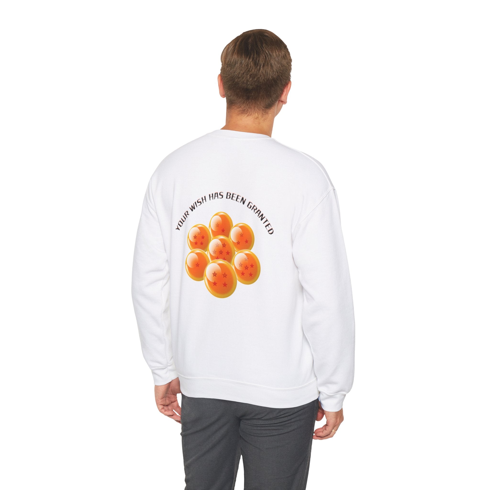 Dragon Ball-Inspired Unisex Crewneck Sweatshirt, Cozy Anime Apparel, Perfect for Gamers, Gift for Otaku, Casual Streetwear