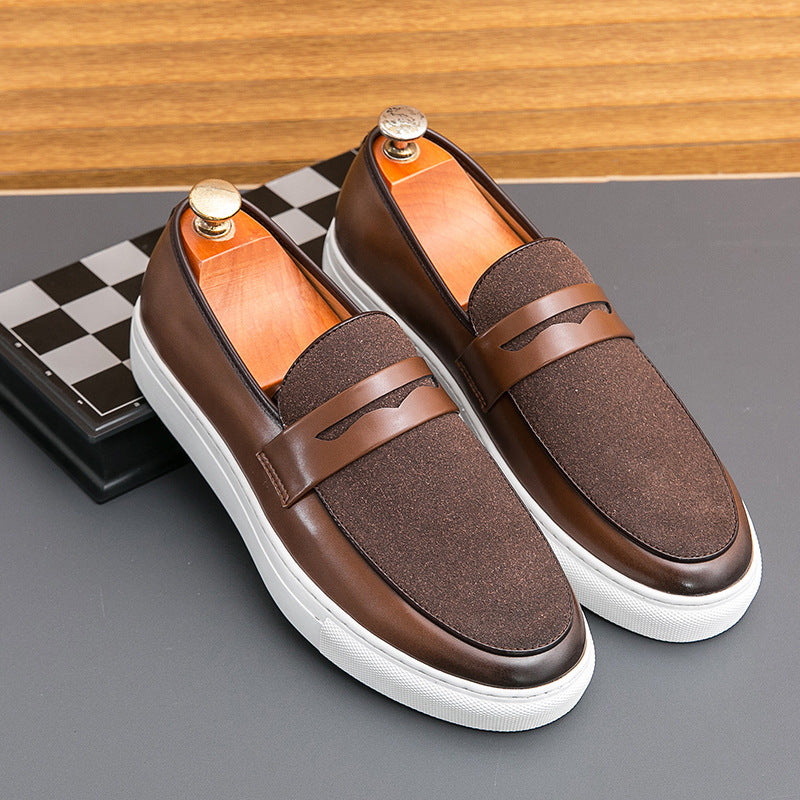 Breathable All-match Casual Men's Shoes Low Cut Loafers