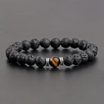 Fashion Volcanic Rock Bracelet For Men And Women