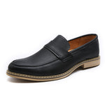 Men's Slip-on Formal Wear Gentleman Leather Shoes Business