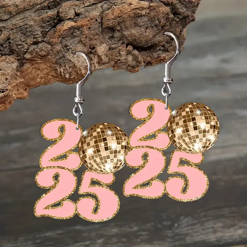 Retro Fashion 2025 Digital Earrings