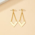 Women's Simple Fashion Temperamental Tassels Stud Earrings