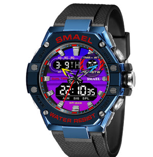 Digital Alloy Electronic Watch Men