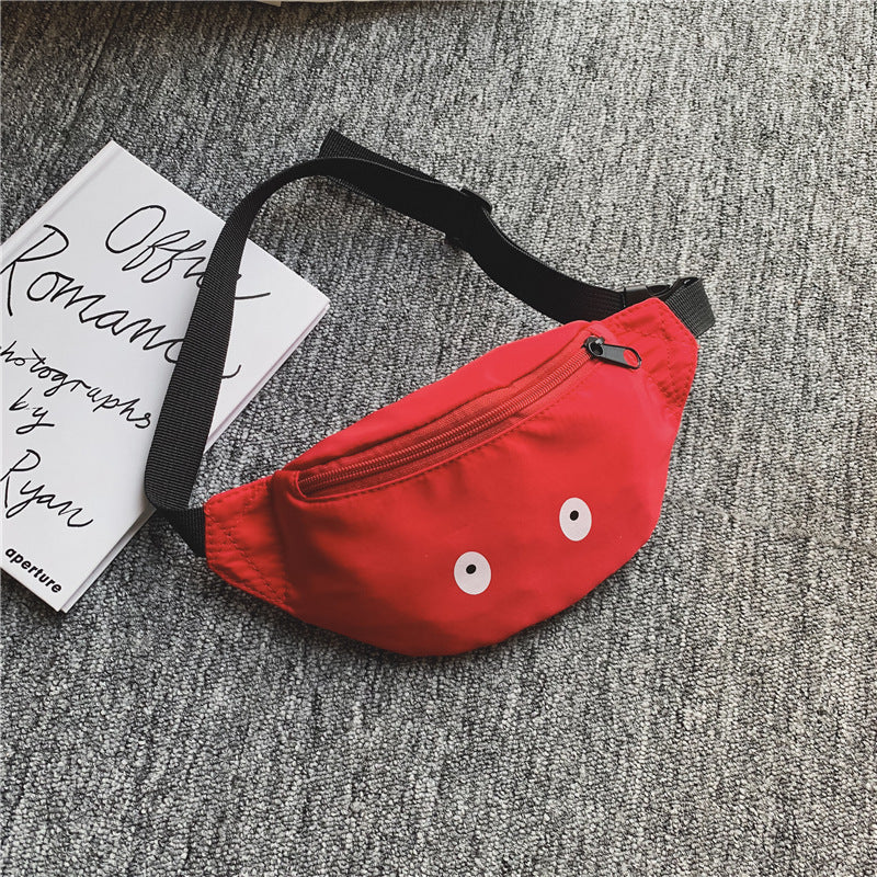 Children's Single-shoulder Waist Bag Funny Pattern