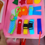 New Busy Book Children's Busy Board Dressing And Buttoning Learning Baby Early Education Preschool Sensory Learning Toy