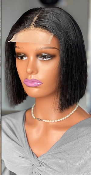 12A Vietnam Bone Straight Bob Human Hair Wigs