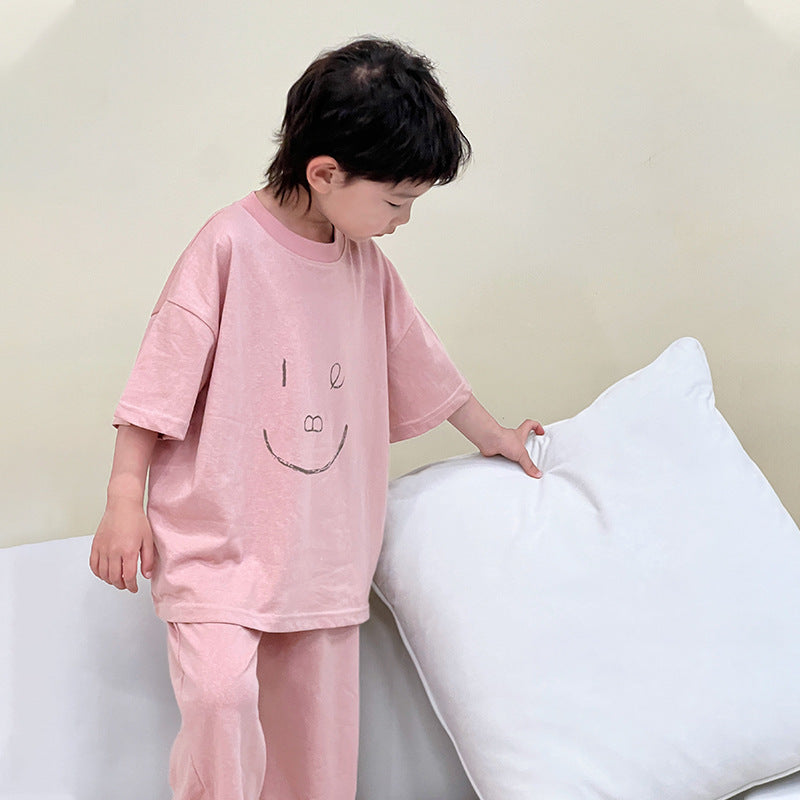 Boys' Home Wear Children's Summer Clothing Pajamas