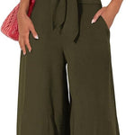 High Waist Slim-fit Wide-legged Pants Suit