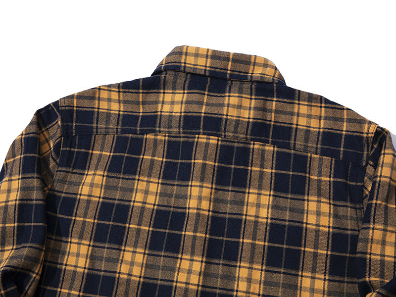 Heavy Thick Plaid Shirt For Men