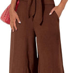 High Waist Slim-fit Wide-legged Pants Suit