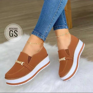 Slip On Flat Sneakers For Women Platform Shoes