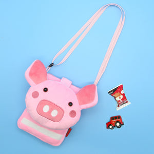 Cute cartoon animal crossbody bag kids casual shoulder bag plush mini shoulder bag