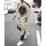 Men's Casual Suit 3d Digital Printing Pant