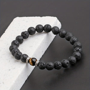 Fashion Volcanic Rock Bracelet For Men And Women