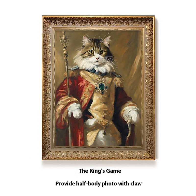 Cute Pet Into Oil Painting Pet Portrait Customization