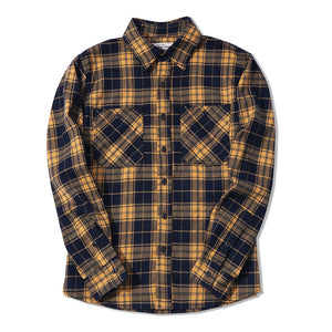 Heavy Thick Plaid Shirt For Men