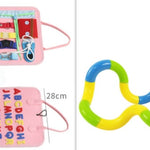 New Busy Book Children's Busy Board Dressing And Buttoning Learning Baby Early Education Preschool Sensory Learning Toy