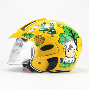 Kid Helmet Cartoon Cute Four Seasons